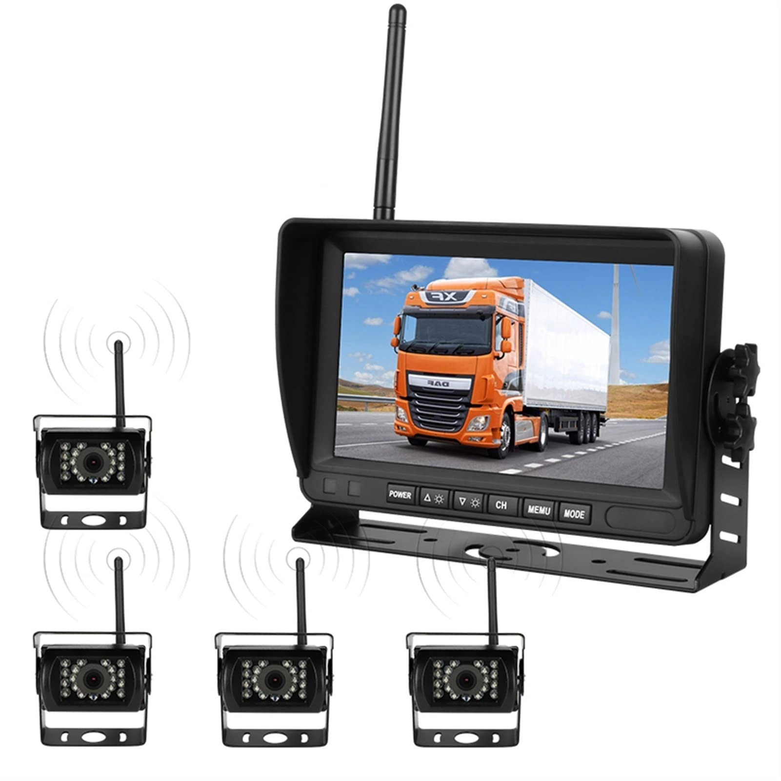 Car Monitor Rear View Backup Camera - Night vision Wireless 1080P