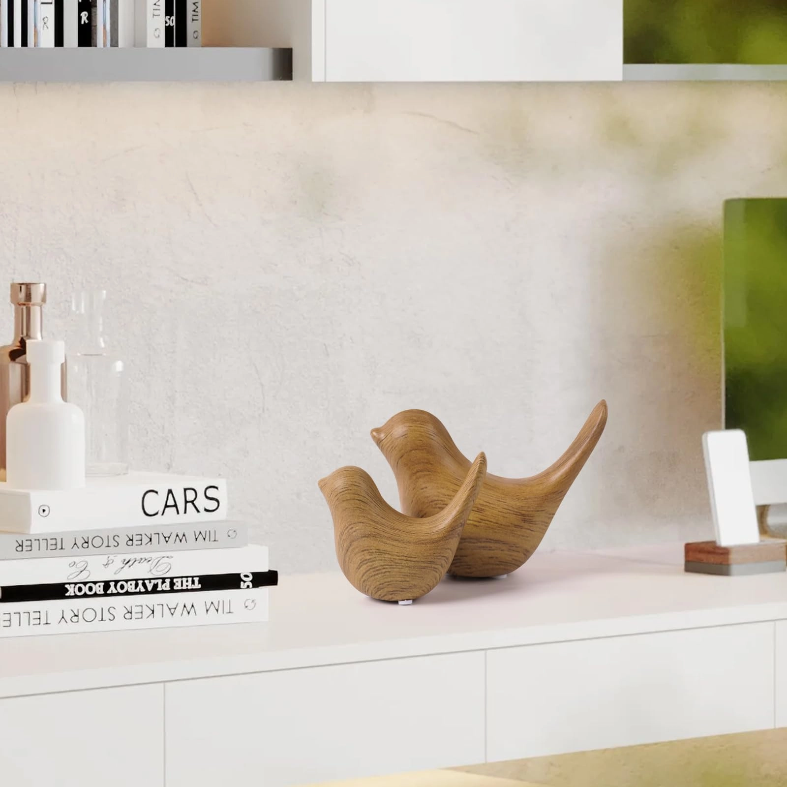White Birds Statues - Ceramic