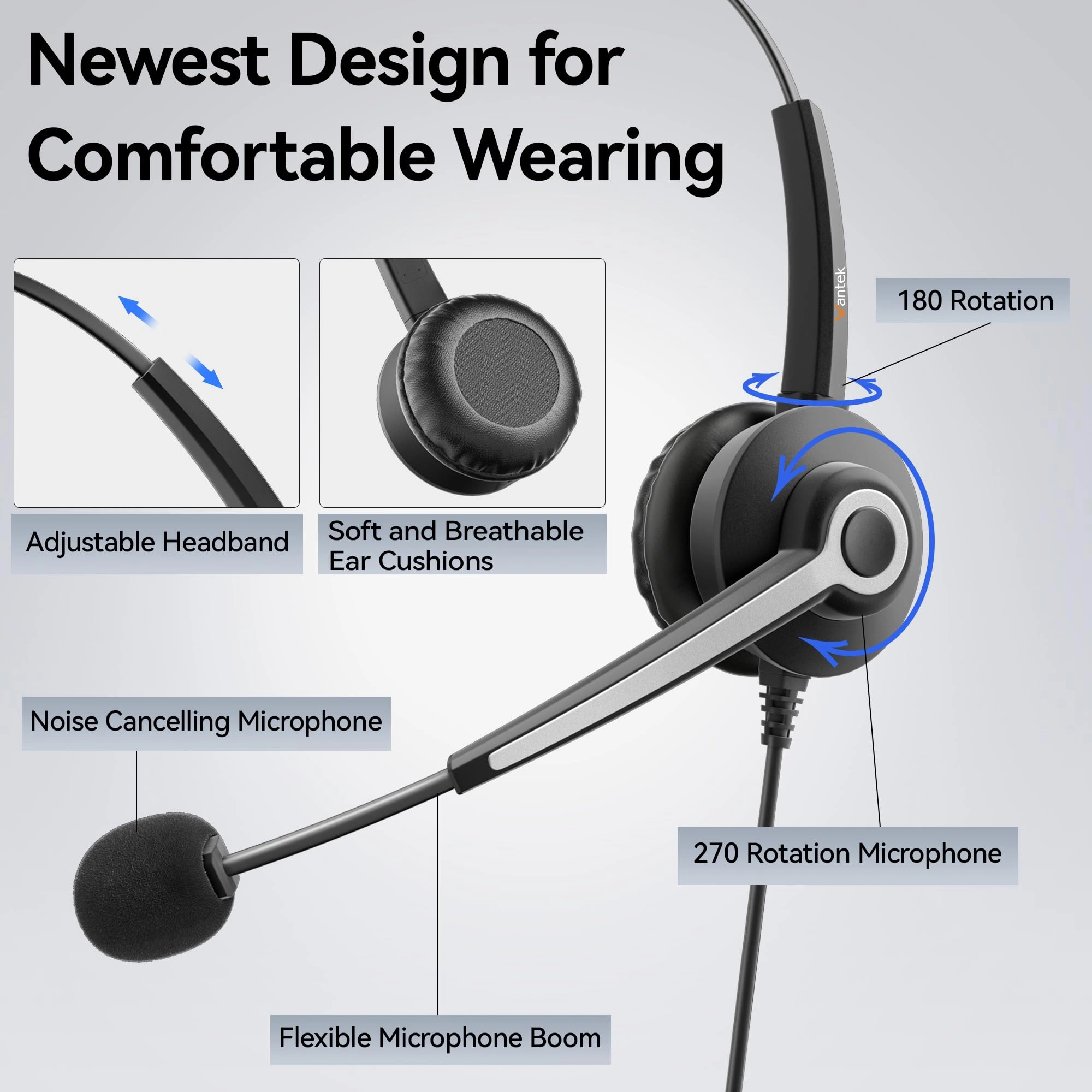 682NUSB Wired Headset