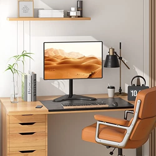 Gas Spring Desk Mount - 35 inch VESA 75 and 100