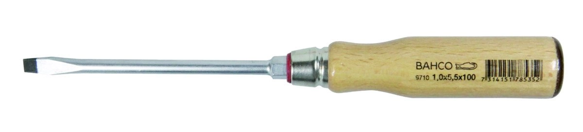 Bahco 9710-8-150 - 1 Slotted Screwdriver 8/270 mm