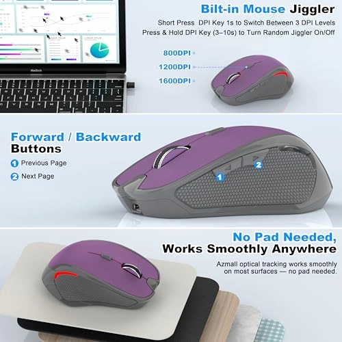Rechargeable Silent Slim Mouse - Bluetooth