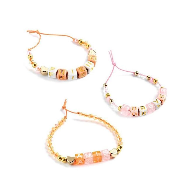 Silver Alphabet Beads Set - 1000 Pcs