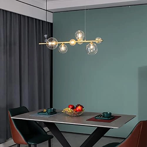 Molecular Chandelier - G9 Copper and glass 90*27*30cm