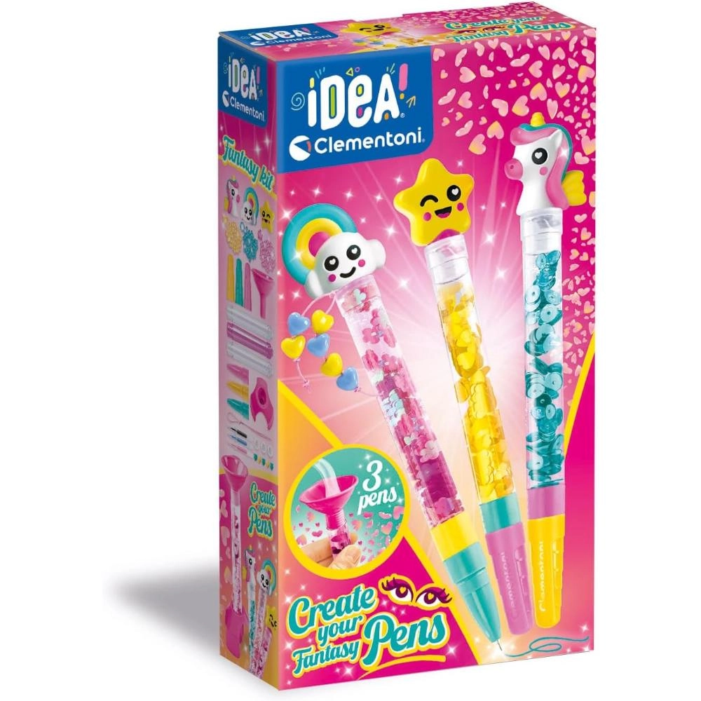 Idea Fantasy Pens - 3 pens 4 inks
