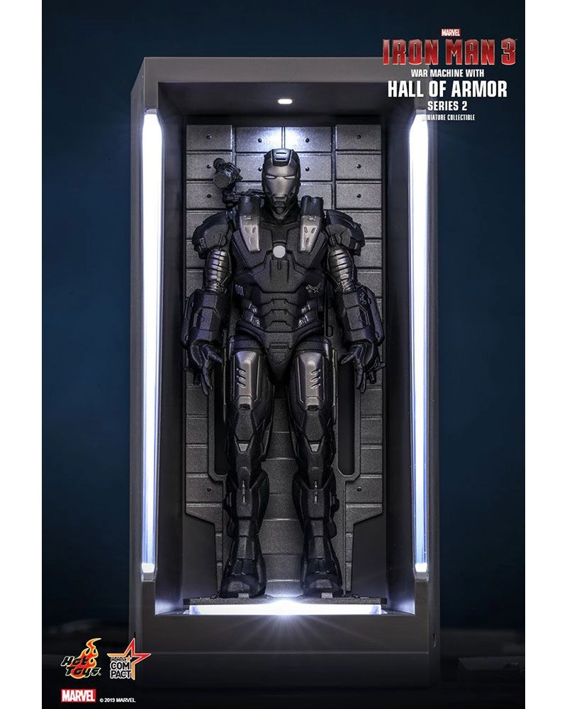 Hot Toys War Machine + Hall Of Armor - Iron Man