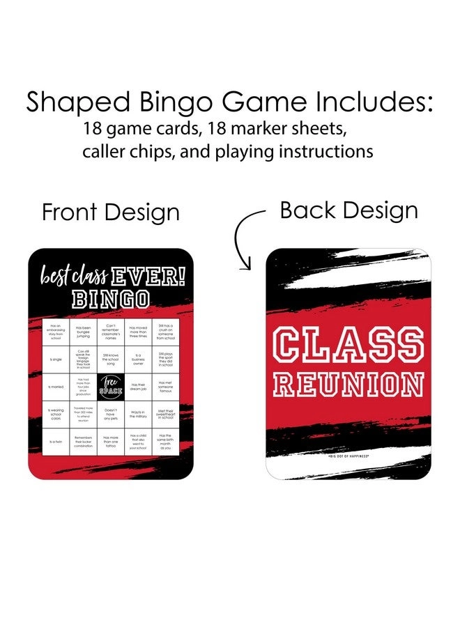 Reunited Red - Bingo Game Set of 18