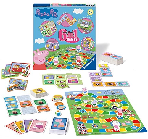 Peppa Pig 6-in-1 Game - 104 3 years and up English