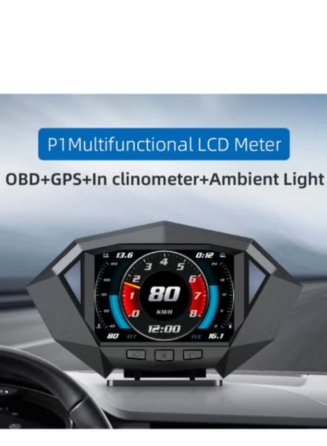 Head Up Display - OBD LCD Vehicle Speed Meter