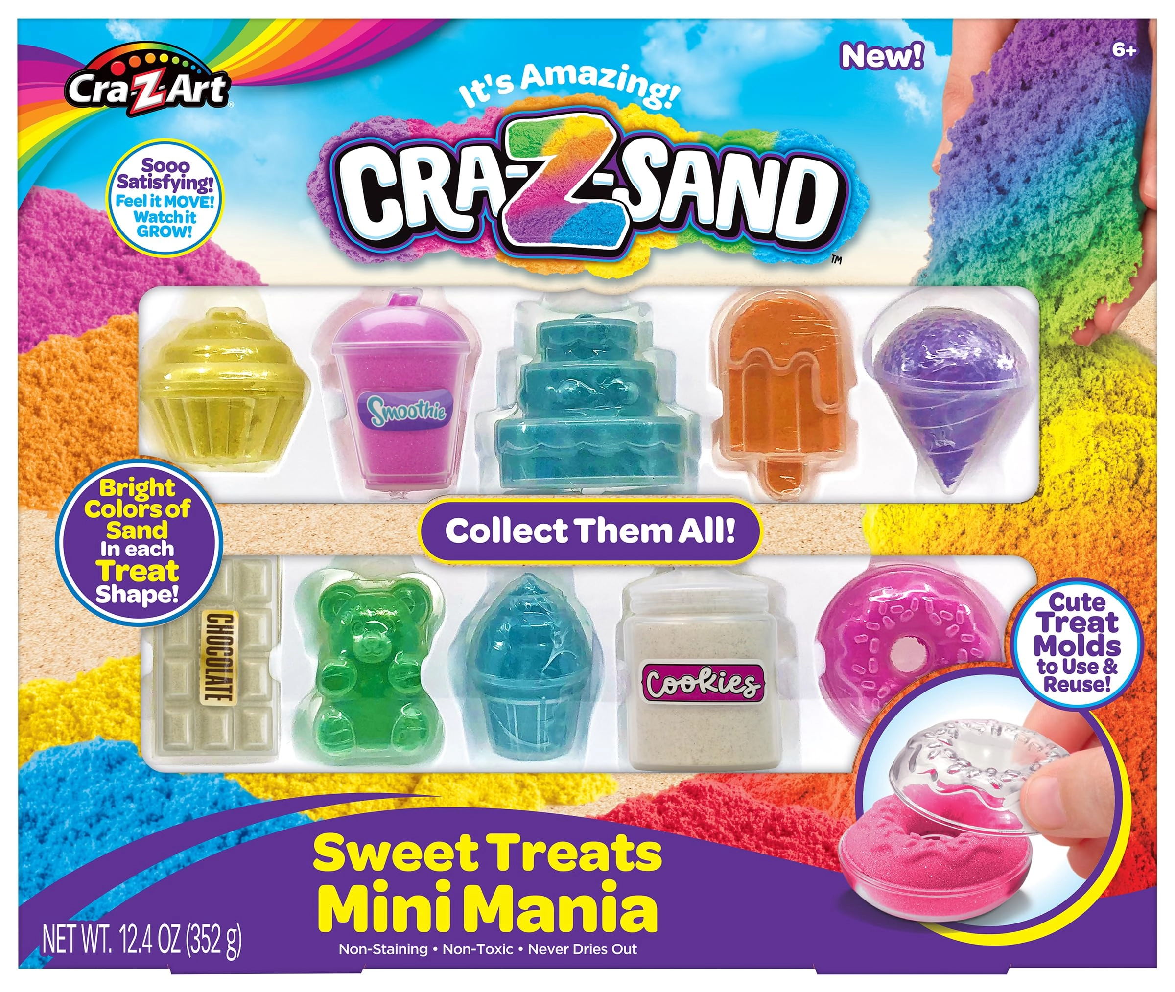 Cra-Z-Art Sweet Treats Mini Mania - 10pc Multicolor