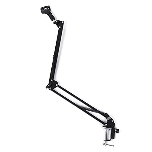 Mic Stand - Extendable Scissor Arm Table Mounting Clamp