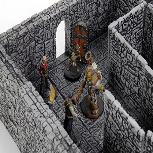 WarLock Tiles: Dungeon Tiles 2 - Full Height Stone Walls Expansion