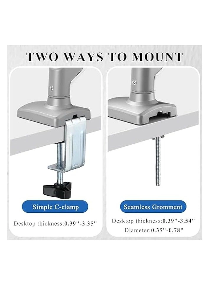 Monitor Mount Arm - Single 20 to 32 inches 75x75mm and 100x100mm