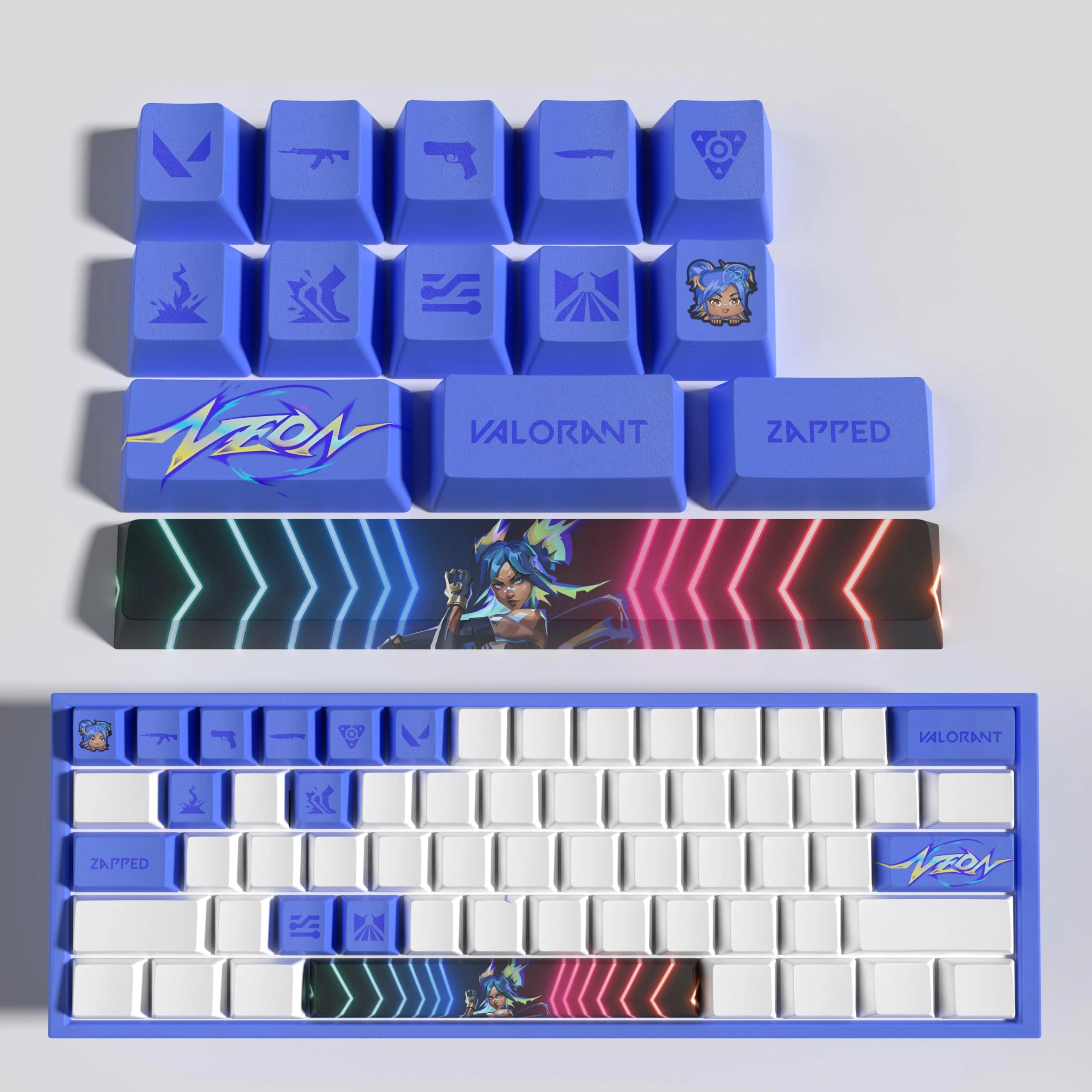 Valorant Custom Keycaps - USB