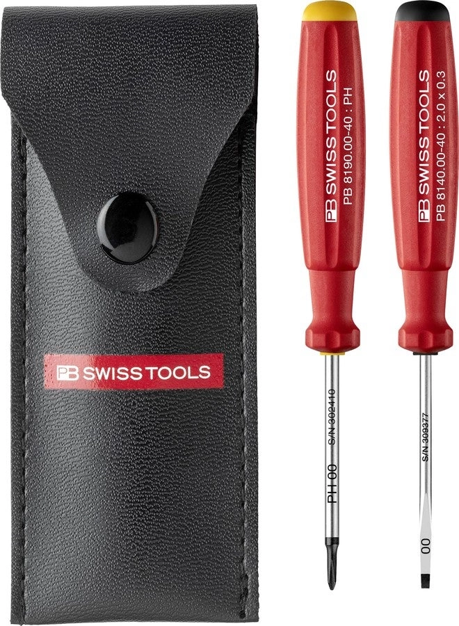 SwissGrip Slotted and Phillips Screwdriver Set (2 Pcs)