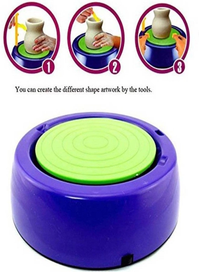 Pottery Wheel - Set for Kids with Clay