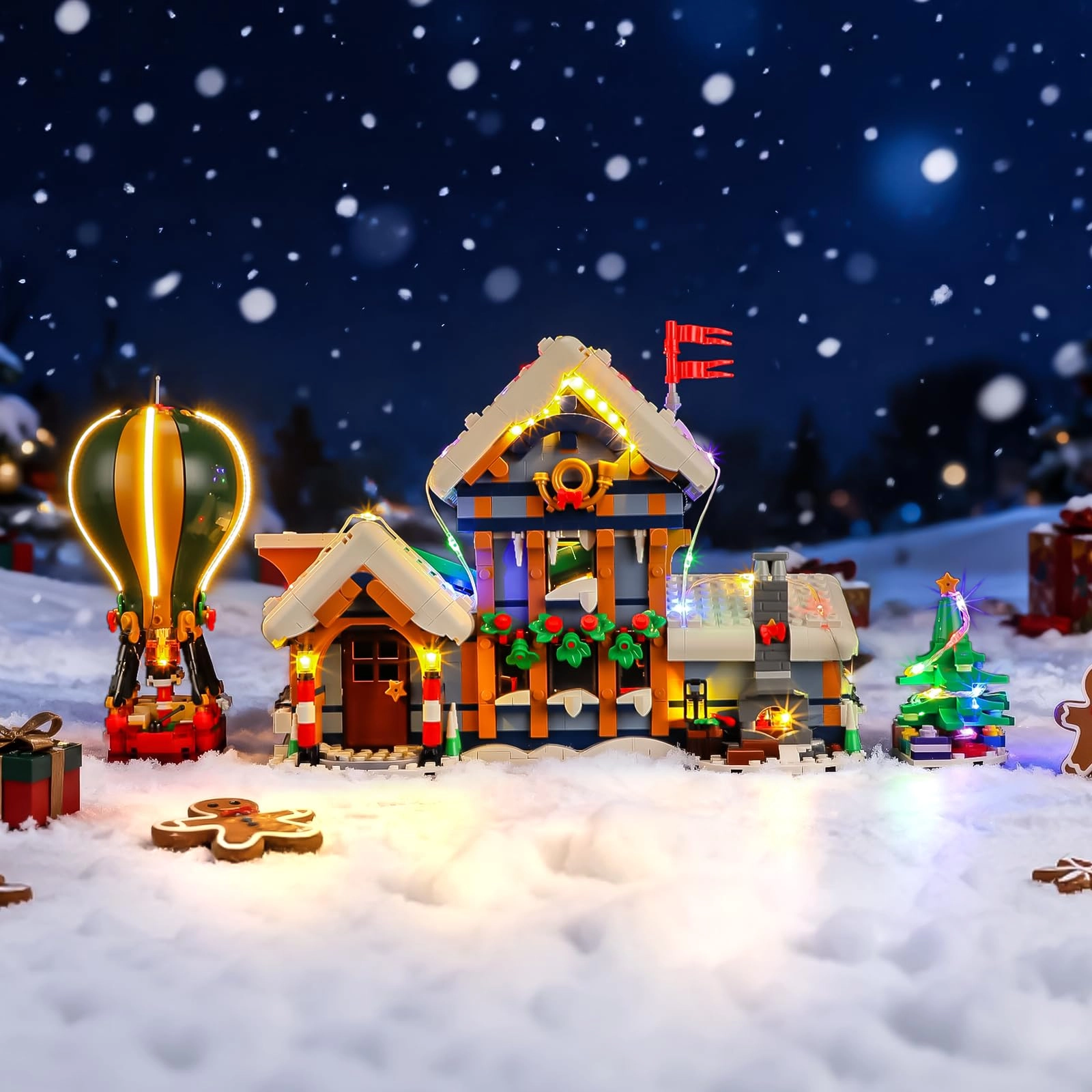 BRIKSMAX LED Light Kit for LEGO Icons Santa's Post Office