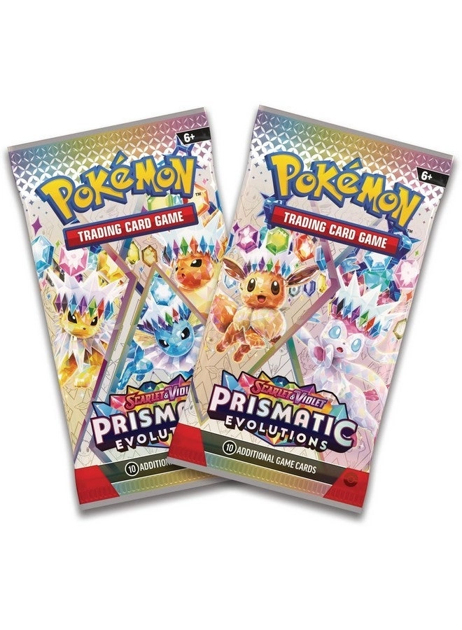 Scarlet & Violet-Prismatic Evolutions Mini Tin - Glaceon - 2 Booster Packs 1 Coin Bundle