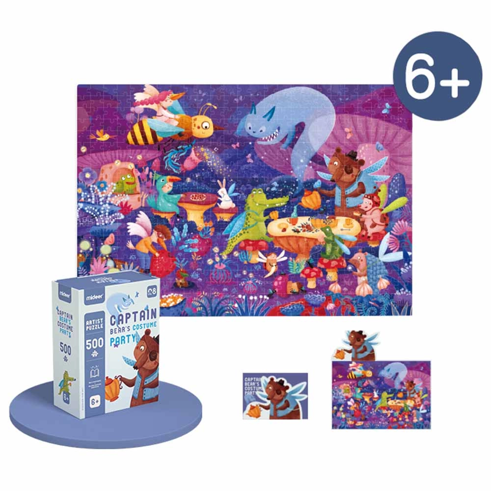 Captain Bears Costume Party Puzzle (MD3126) - 500 pcs
