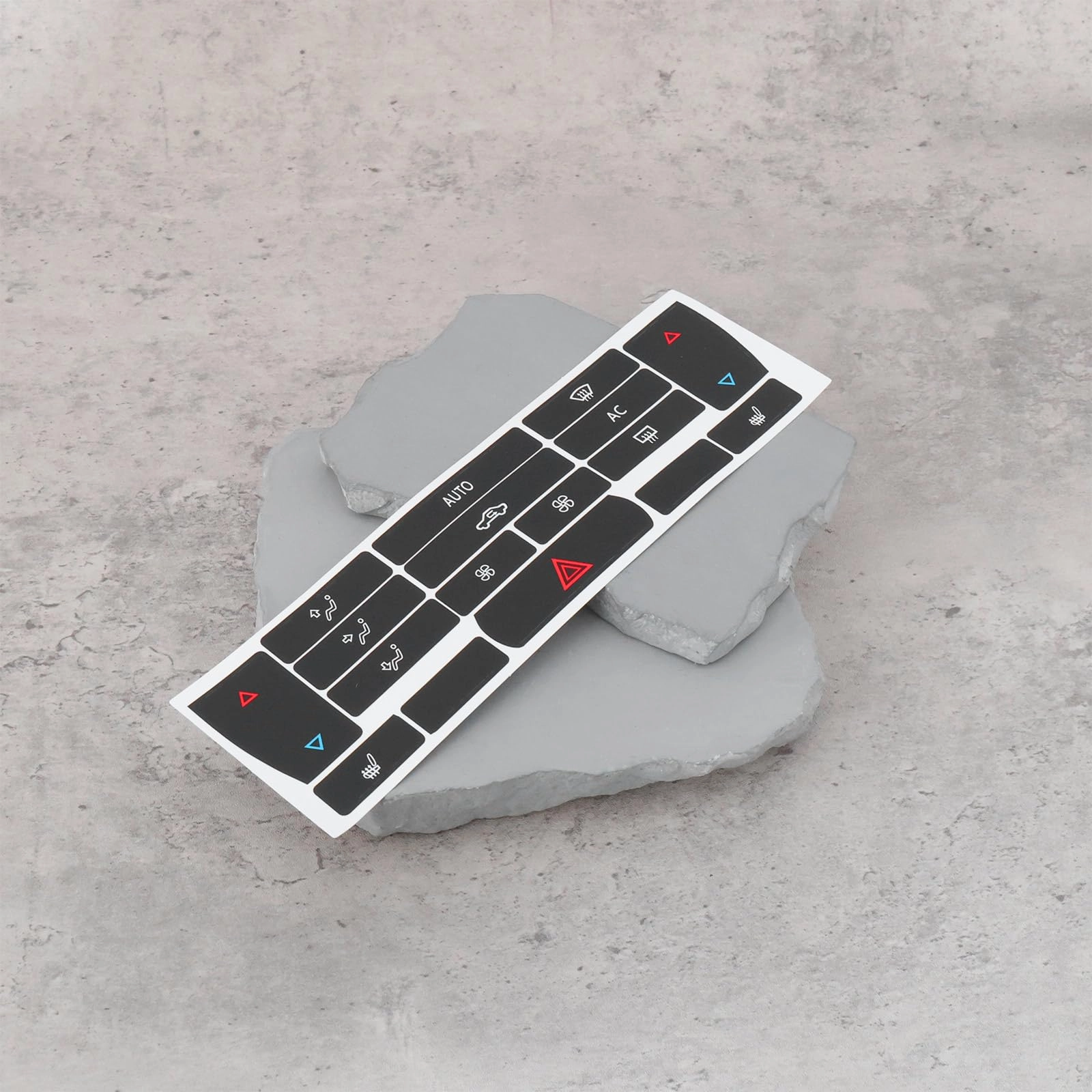 AC Control Button Stickers - SAAB 9-3 2003 to 2007