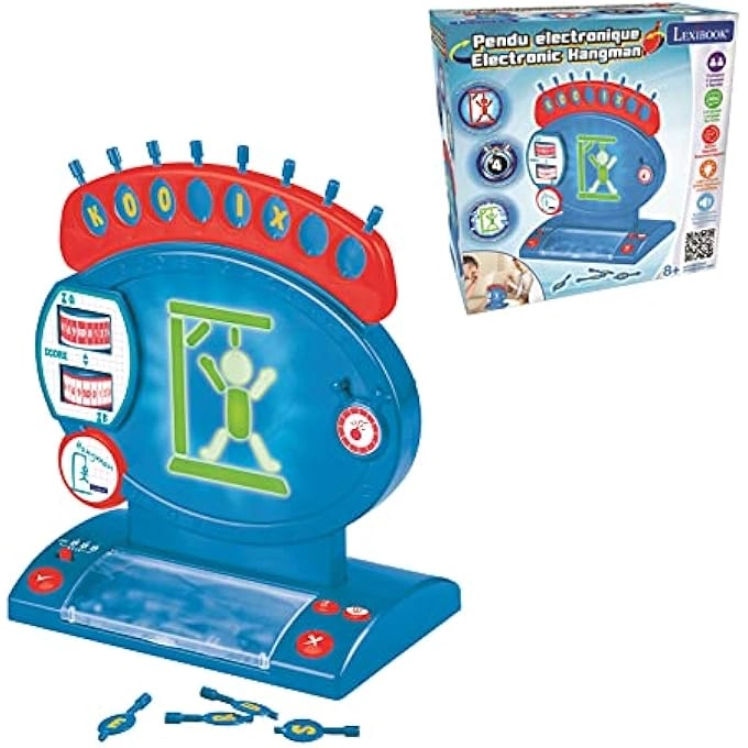 Electronic Hangman Game - Spelling and Vocabulary Light and Sound Effects