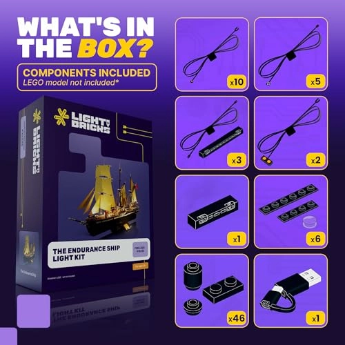 Light Kit Compatible with LEGO The Endurance #10335 - Boat