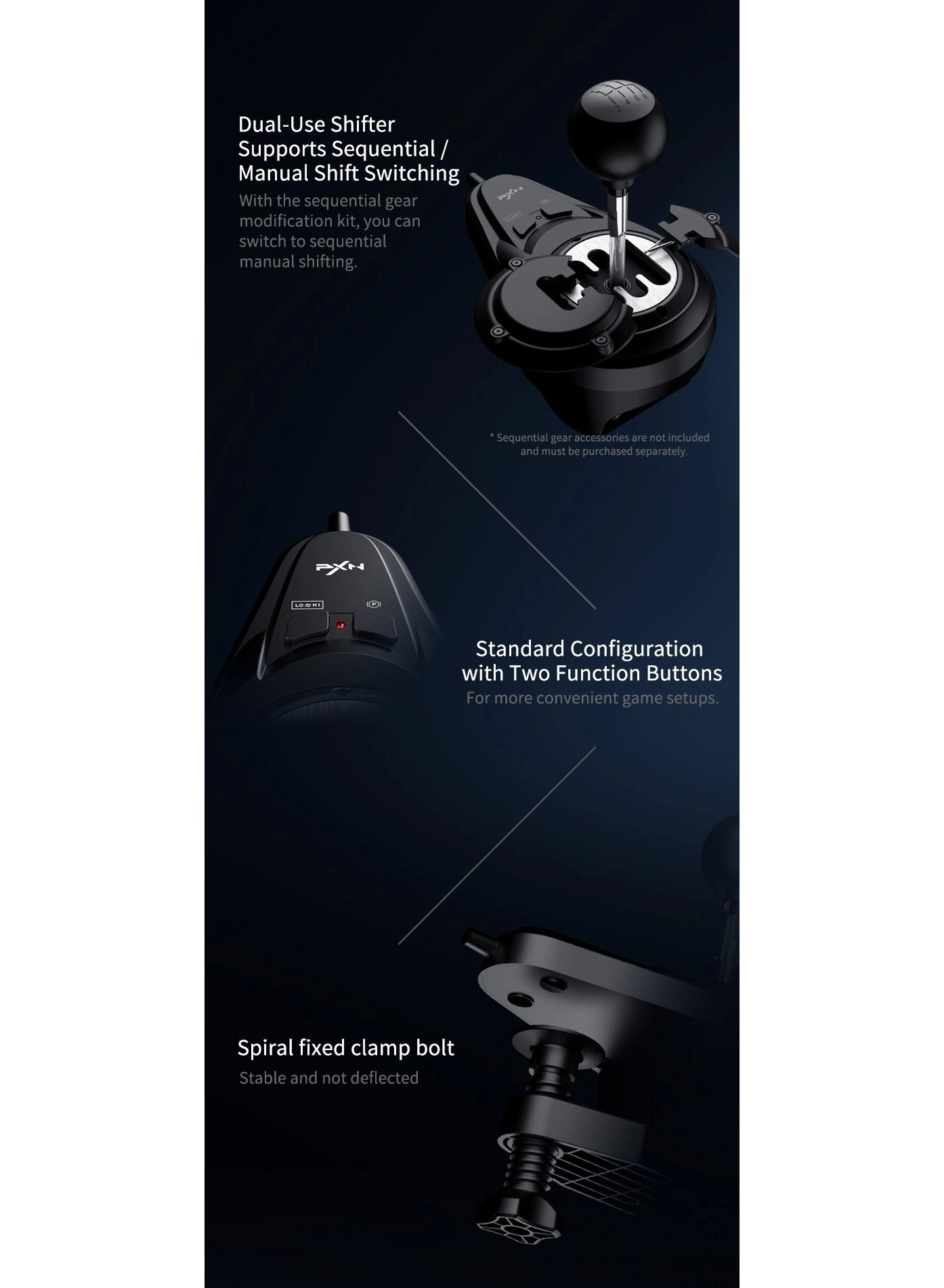 V99 Racing Wheel & Pedals - PC PS4 PS3 Xbox One Xbox Series X/S