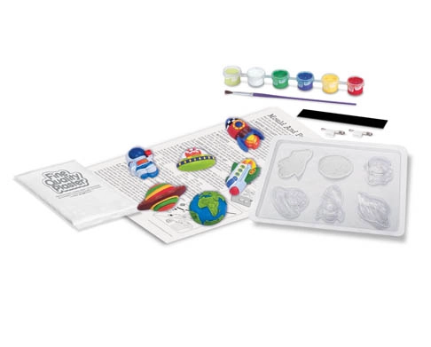Mould & Paint Glow Space - 6 designs Suitable for 5 years and up
