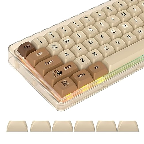 Coffee Cat Keycaps - ANSI US Layout