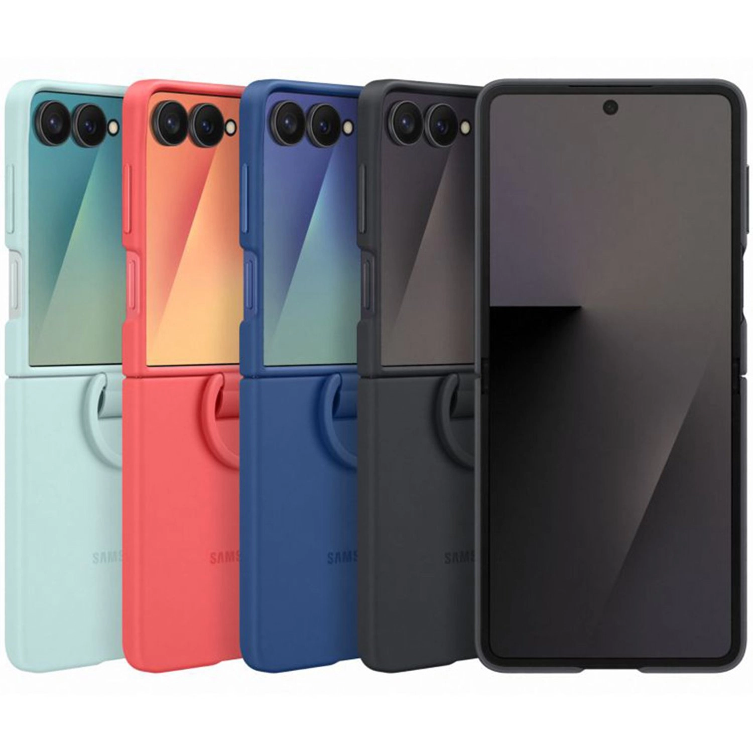 Flip7 Ring Case Silicone for Galaxy Z Flip7