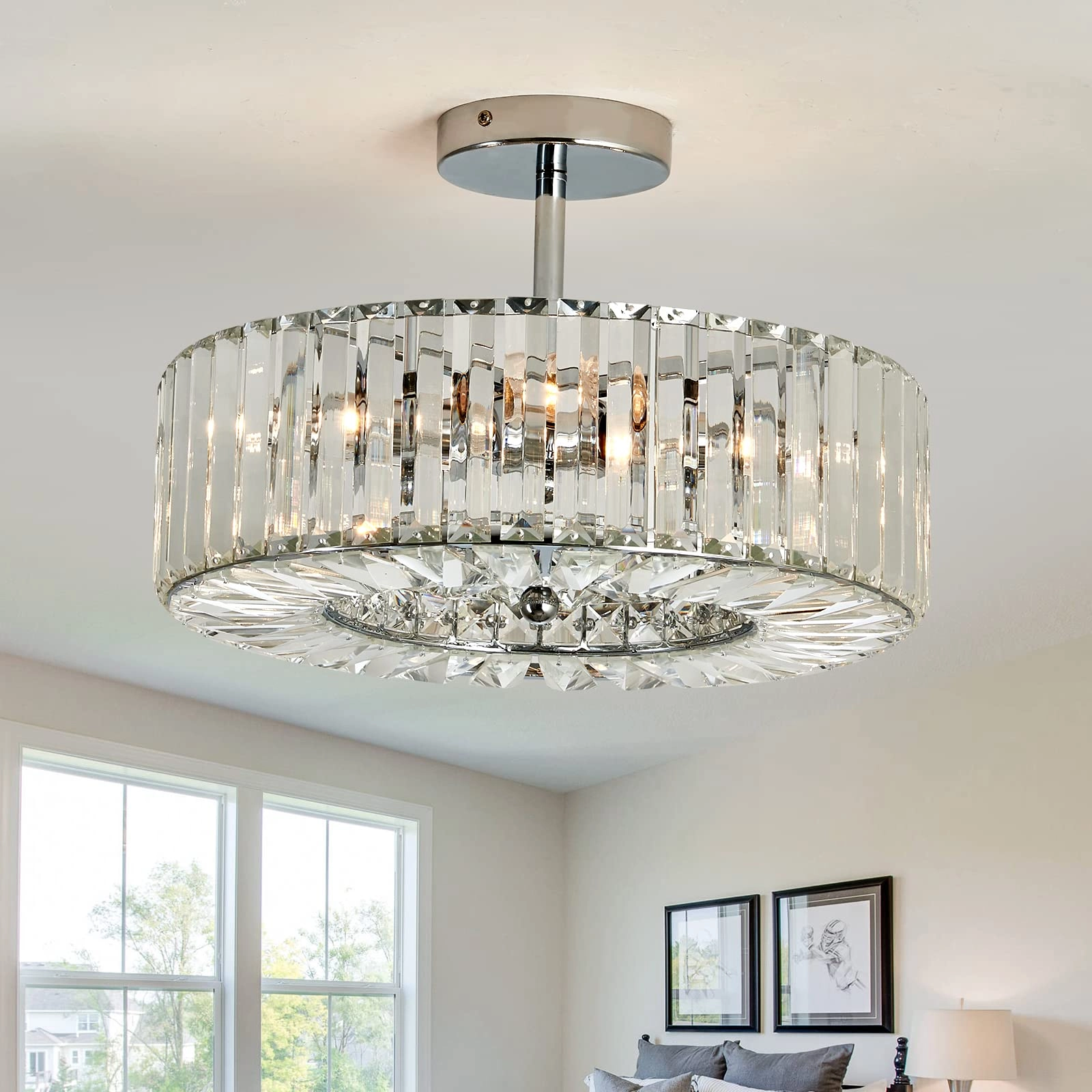 Piepooye Crystal Chandelier - Dimmable