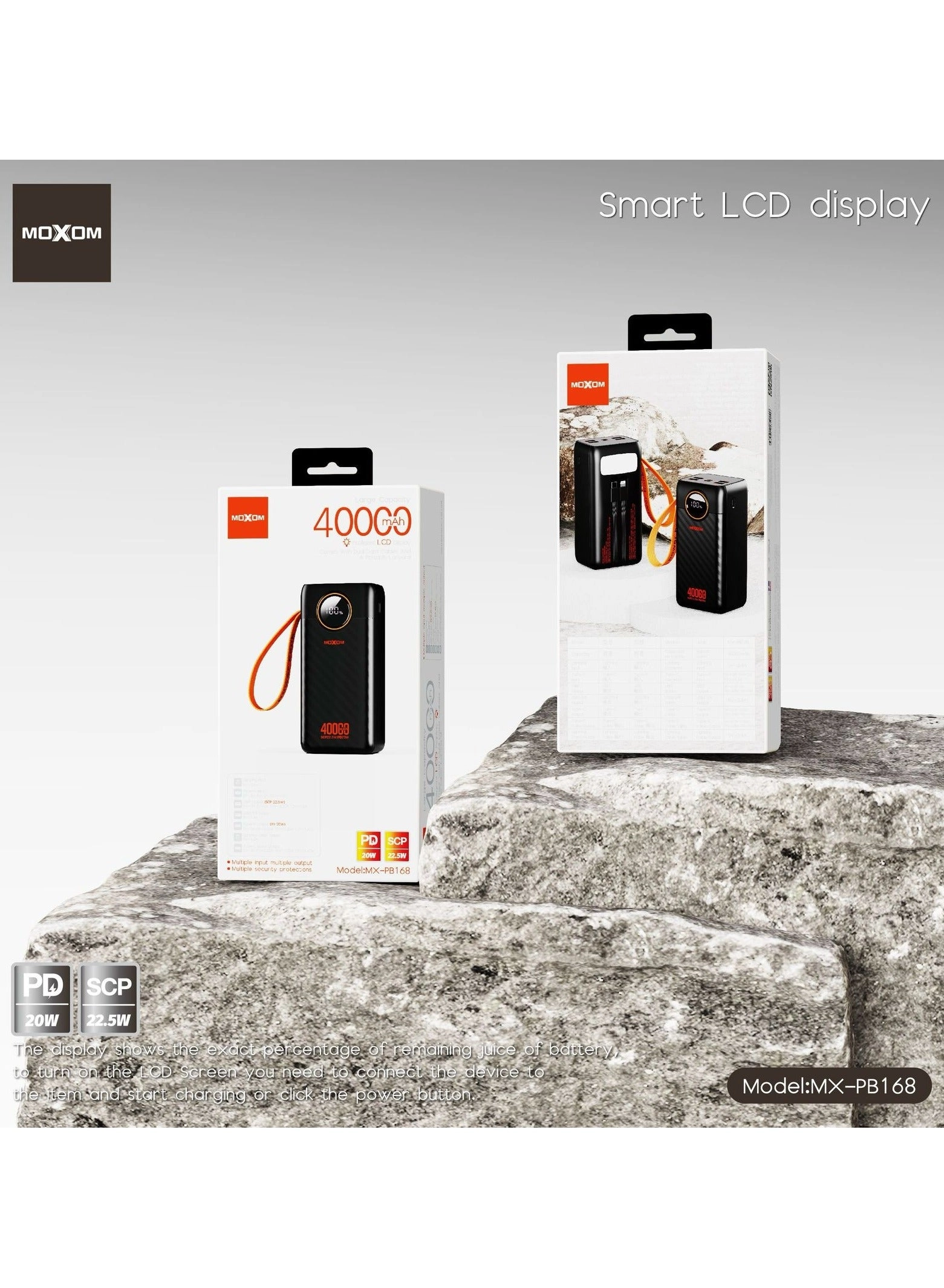 MX-PB168 - 40000mAh 20W 22.5W