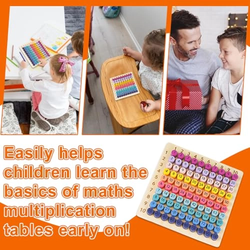 Multiplication Board Game - Wooden Montessori