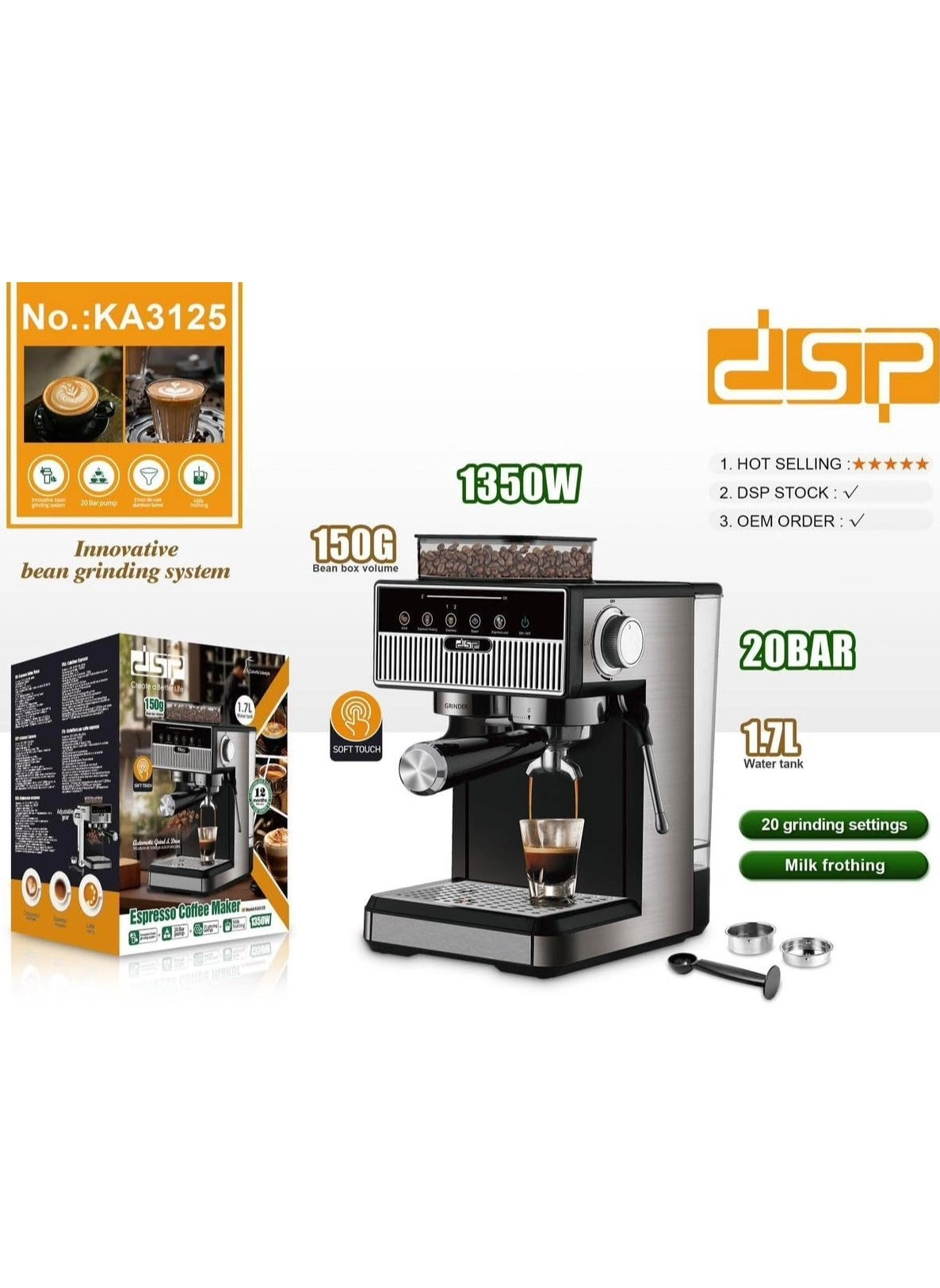 Professional Espresso Machine KA3123