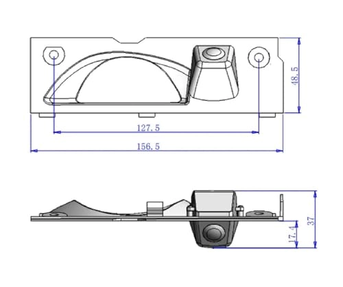 HD Car Rear View Camera - Wire AHD1080P