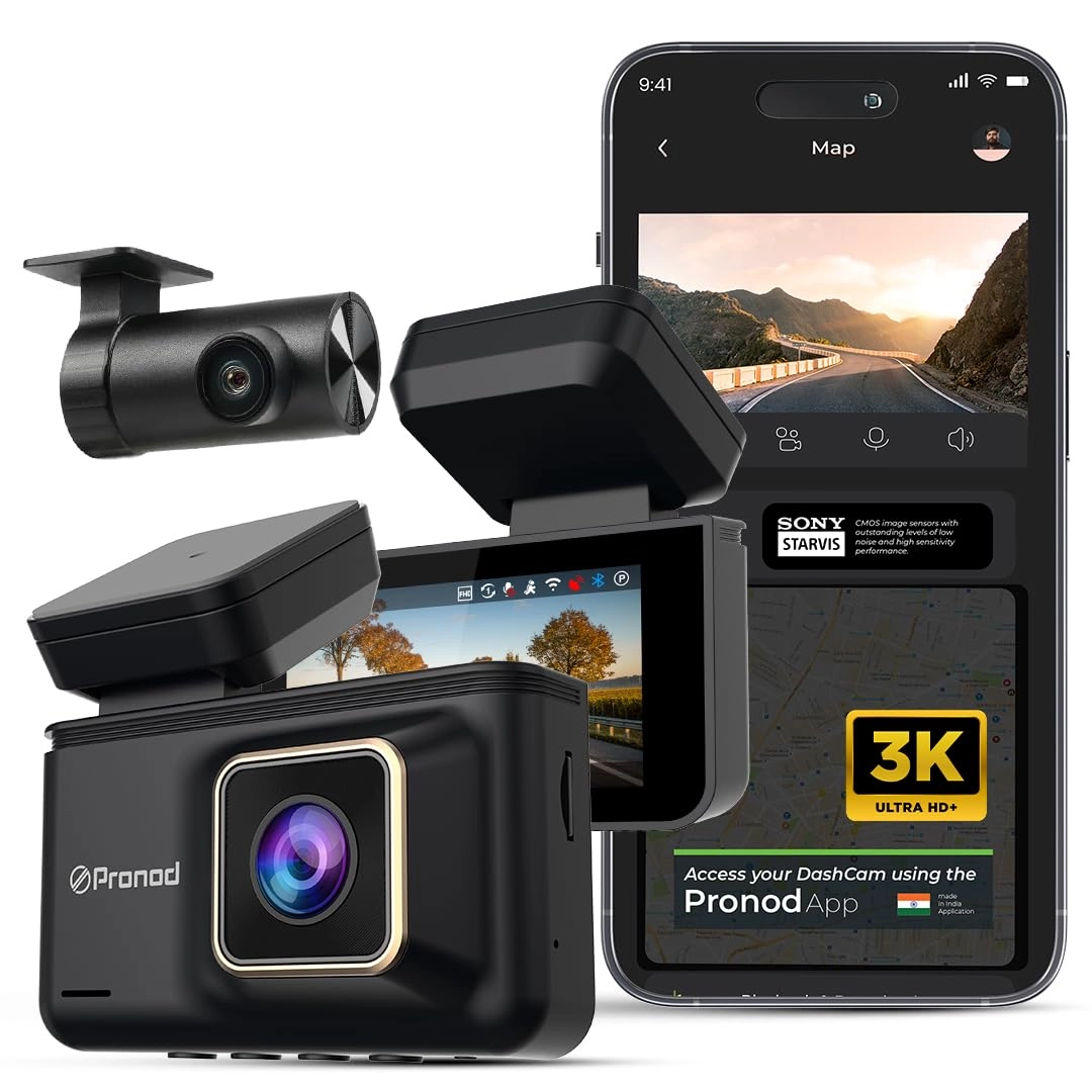 Pronod Tech, Support@pronod.co 360 Dash cam - 3K