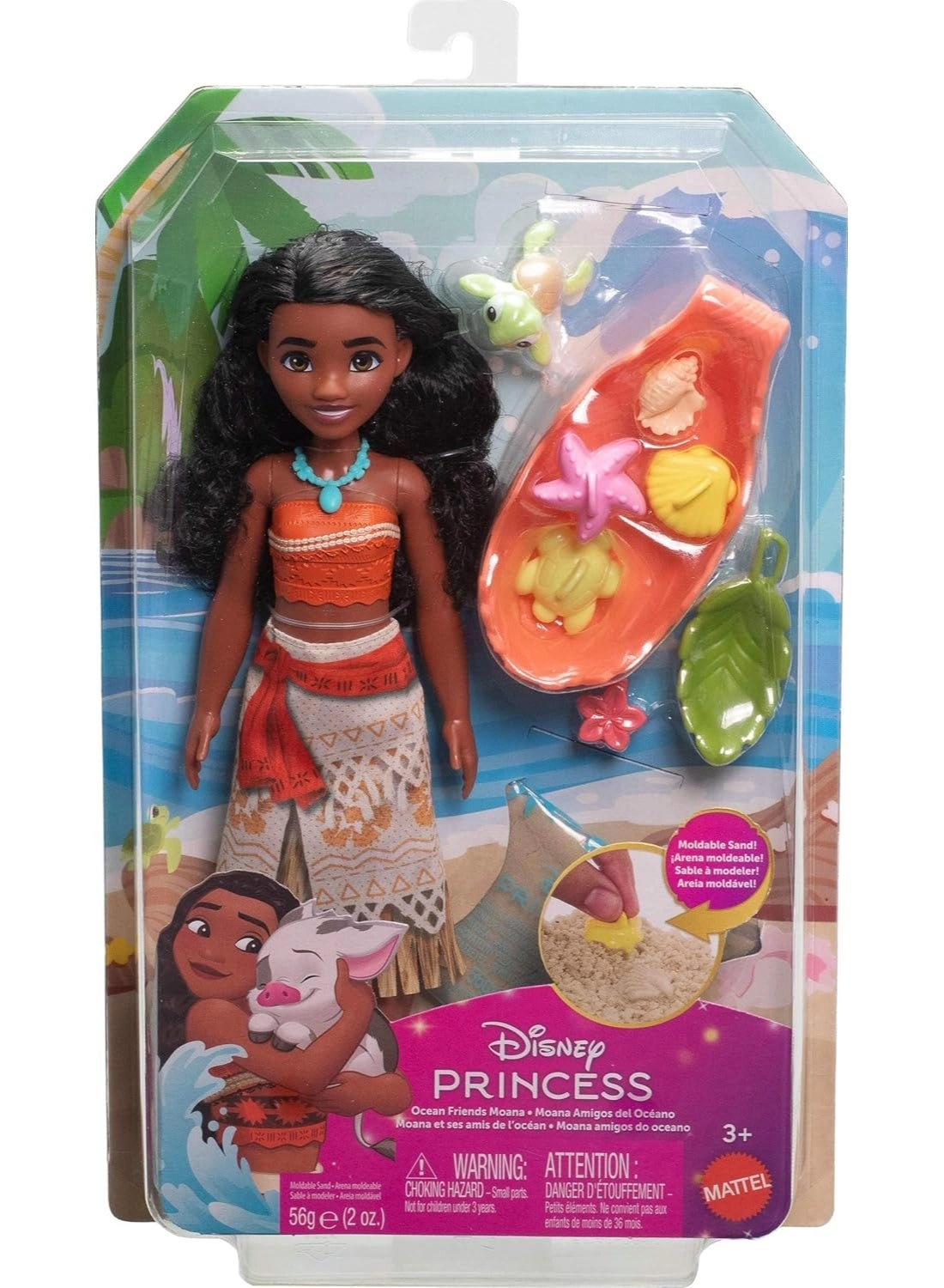 Mattel Games Moana doll + animal figure