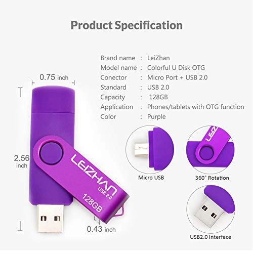 Micro Flash Drive - USB 2.0 Micro USB 128GB