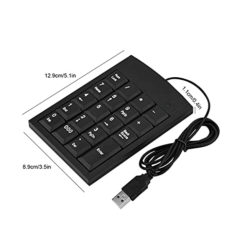Mini USB Numeric Keypad - 19 Key Portable