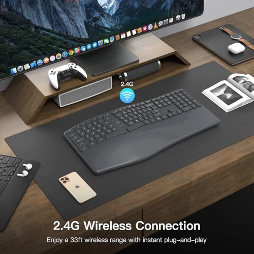 Ergonomic Wireless Keyboard - Wireless