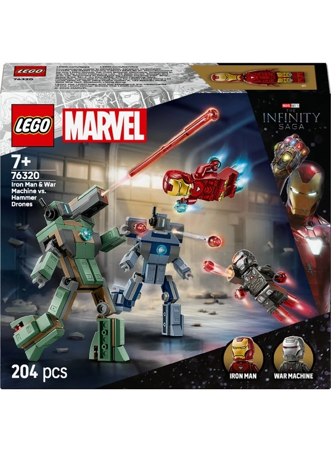 Marvel Iron Man & War Machine vs. Hammer Drones (76320)
