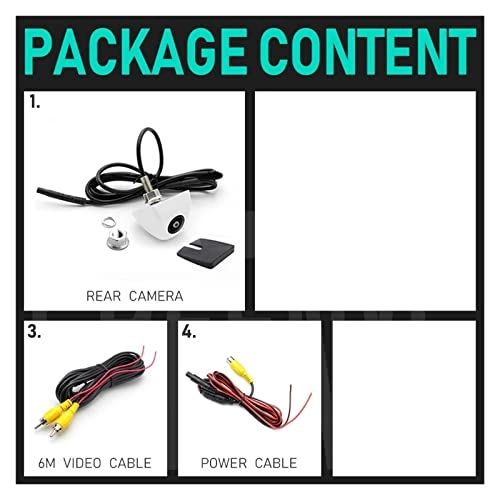 Rear View Backup Camera - Night vision wired