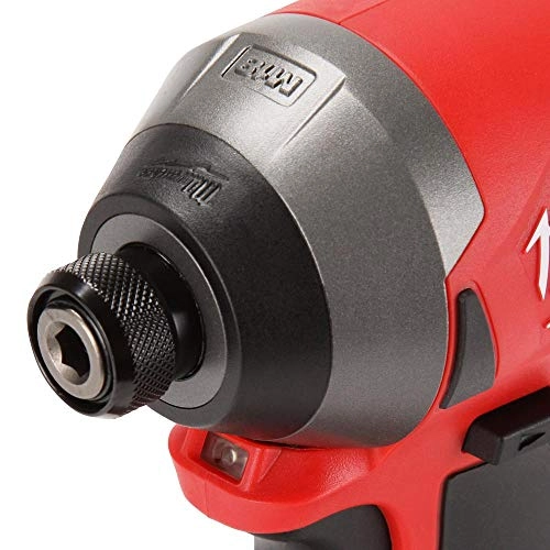 M18 FUEL 1/4" Hex Impact Driver + M18 REDLITHIUM XC5.0 - 5.0Ah + M18 & M12 Multi-Voltage Charger + Belt Clip + Bit Holder + Carrying Case