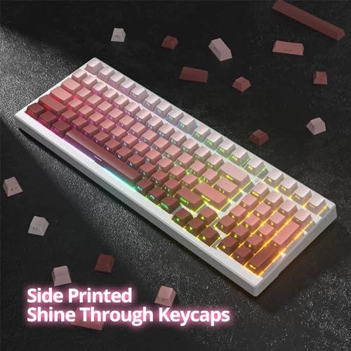 PBT Keycaps - 133 Keys Cherry Profile Double-shot