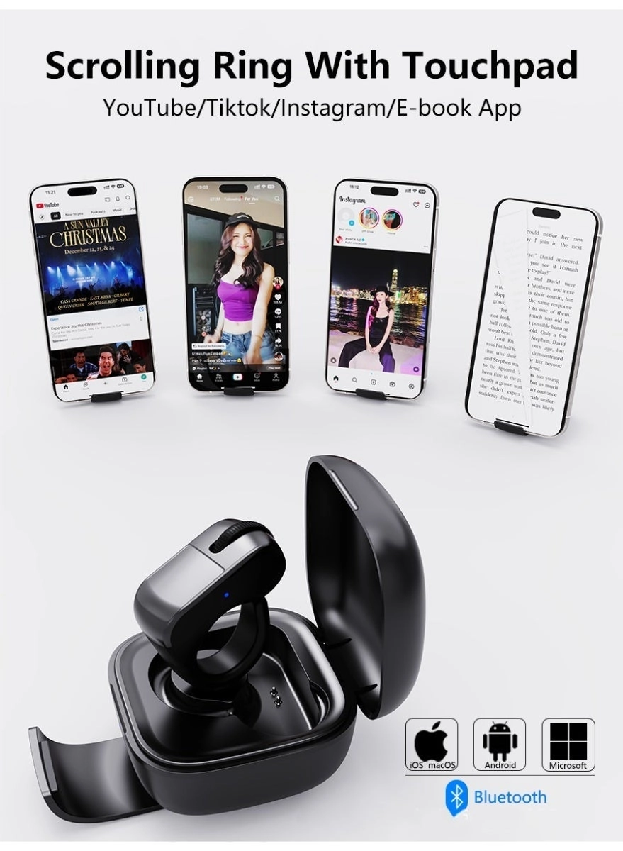 Smart Scrolling Ring - Bluetooth