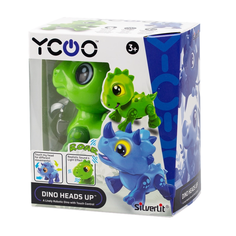 Dino Heads Up Robot Stegosaurus