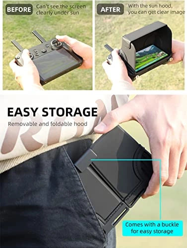 RC Silicone Sunshade - Foldable Sun Hood
