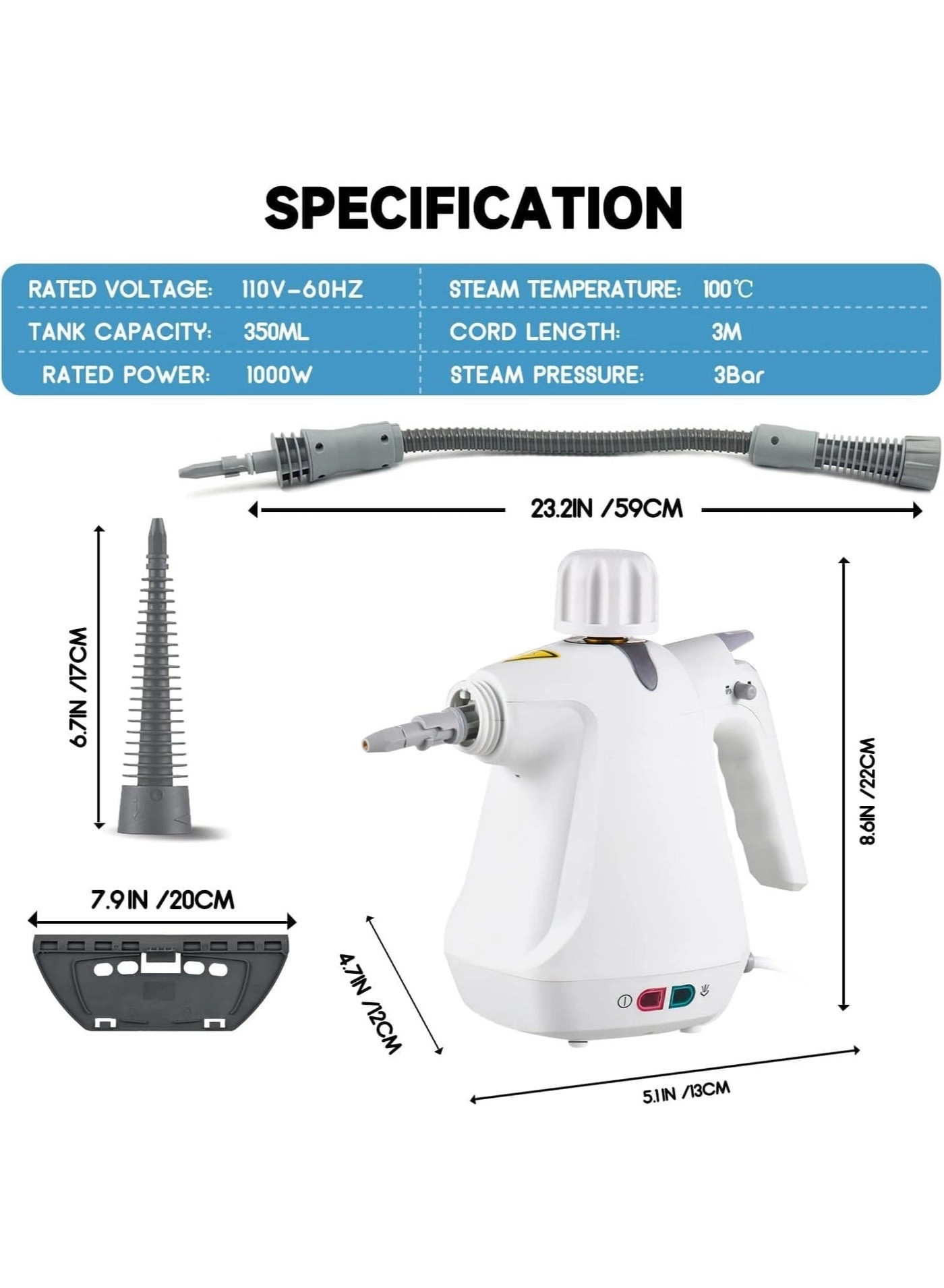 Steam Cleaner - 3 BAR