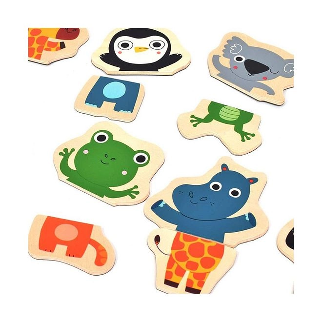 Jungle Wooden Magnets - 2+ 24 pieces