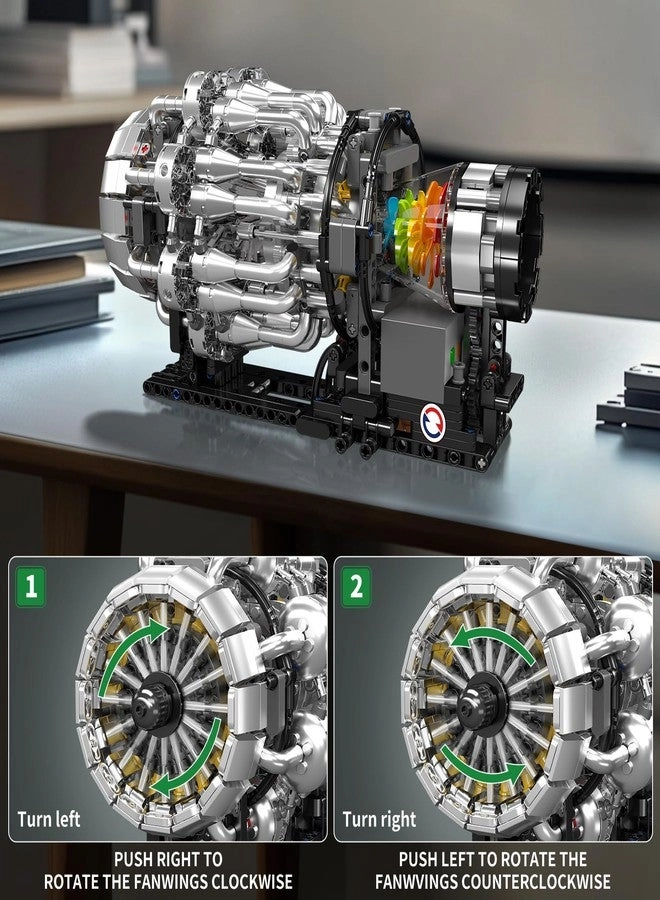 Turbojet Engine (10216) - Motorized STEM
